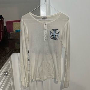 Tankh women’s long sleeve shirt size medium